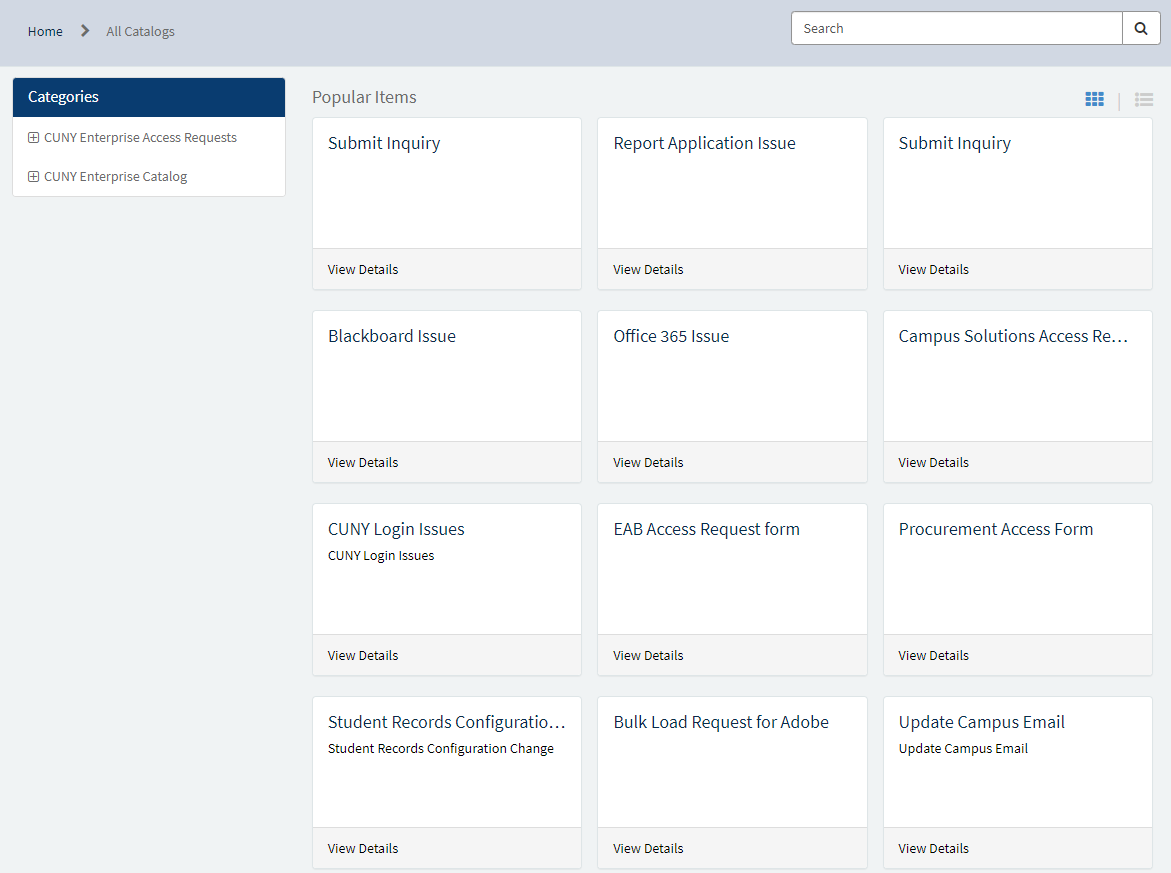 How do I submit an issue on ServiceNow? BC Knowledge for Employees