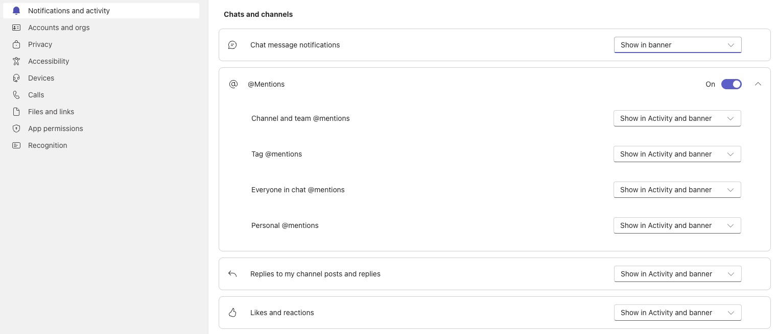 How to enable notifications for new posts in a Teams channel – BC ...